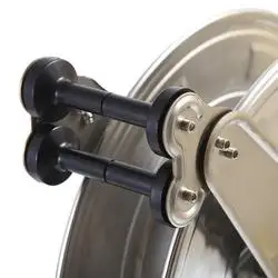 SPS 5000 PSI 50 FT Double Arms Automatic Telescopic High Pressure washer Hose Reel 304 Stainless Steel Garden Car Washer Hose