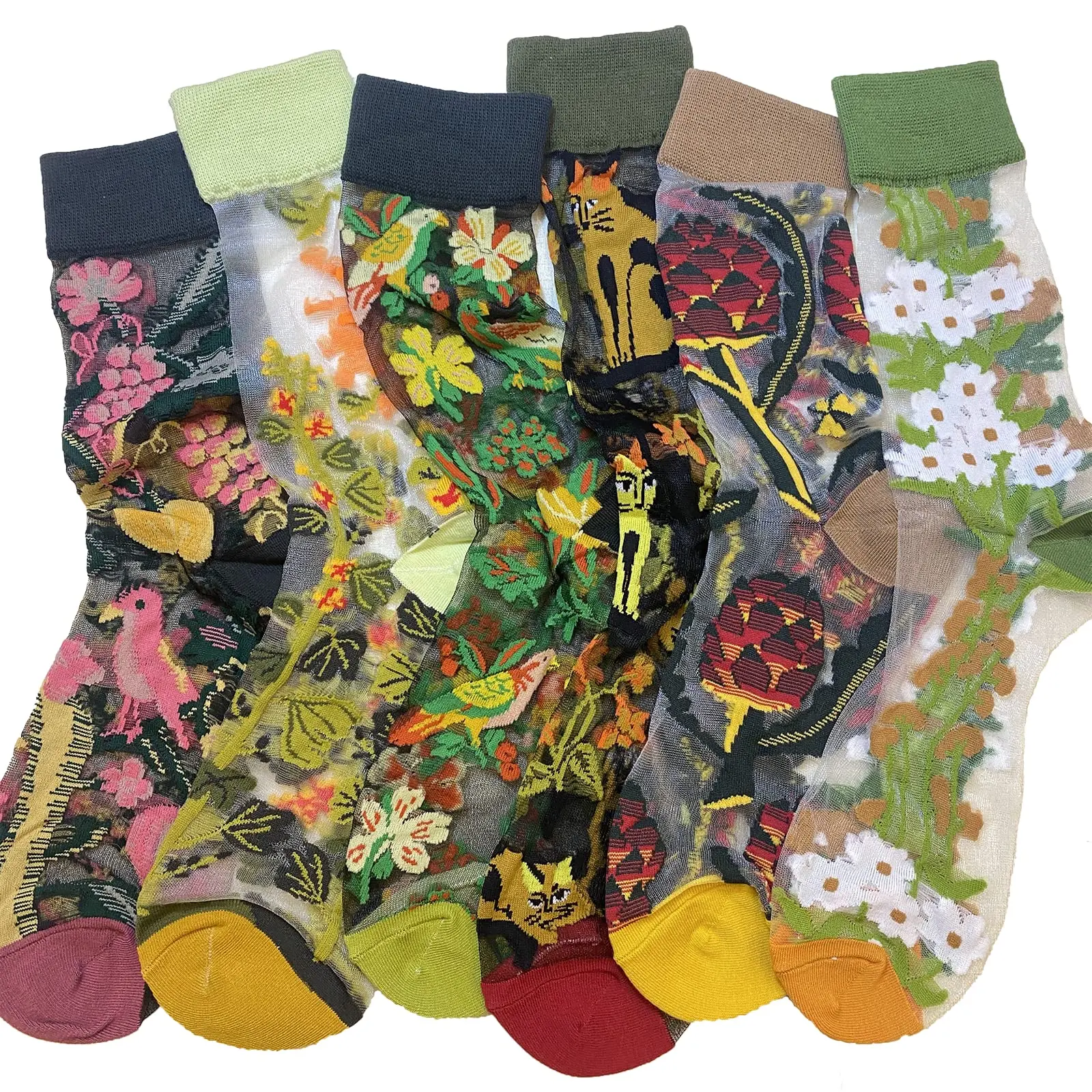 Womens Summer Comfortable Glass Silk Socks