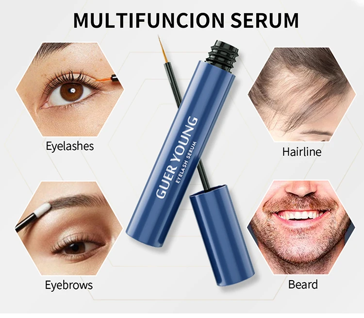 Kawaii Makeup Brow Serum Natural Liquid Serum For Eyebrow Growth And Eyelash Enhancer Mini Eyelash Serum Makeup Products