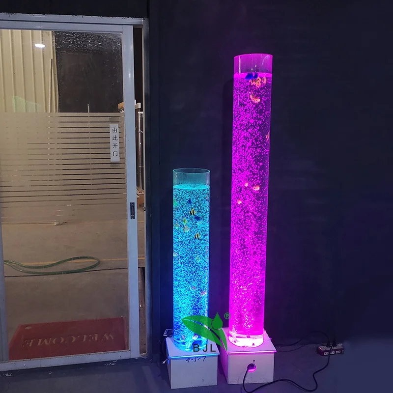 sensory light color changing acrylic aquarium water bubble light party supplies decorations