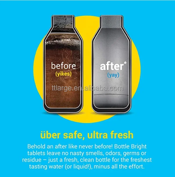 OEM best selling water bottle cleaning tablets cleaning products descaling tablet detergent