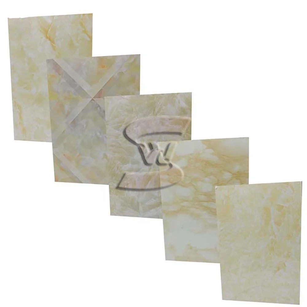 good price quality faux pvc marble sheet eco-friendly plastic