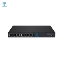 4 x Gigabit SFP 32 x 10 100 1000Base T Power Supply AC100 240V  36 port ethernet switch