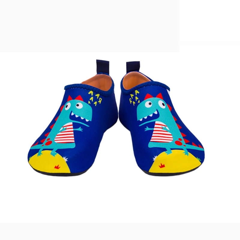 Нескользящие Детские легкие быстросохнущие пляжные туфли, синие летние уличные пляжные туфли для бассейна, детские