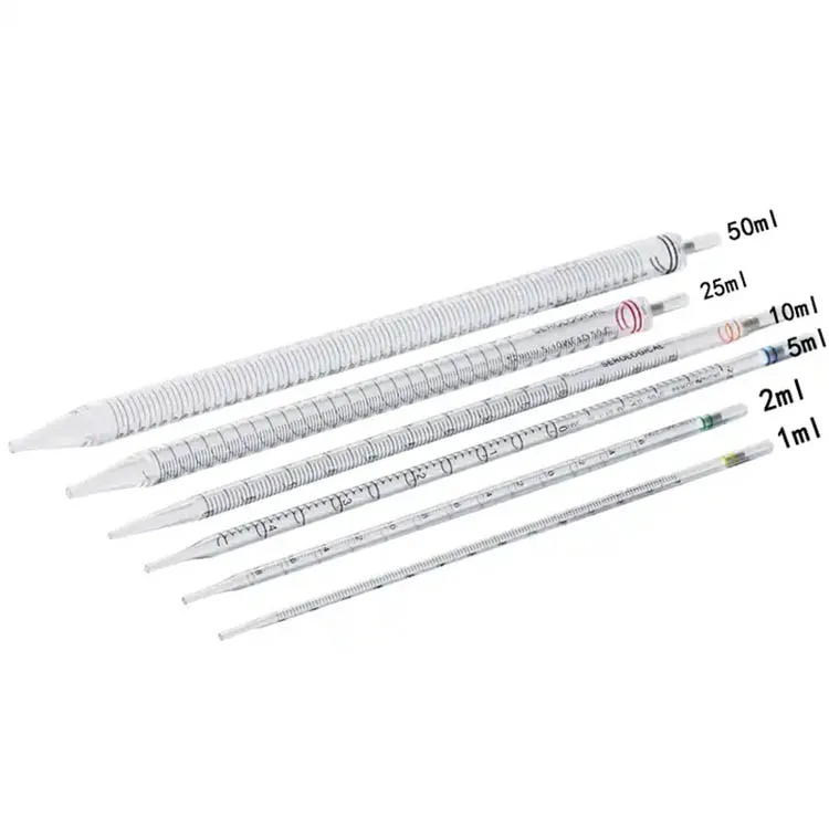 1-50ml Individual Sterile Plastic Piepette Biological Disposable Sterile Serological Pipettes