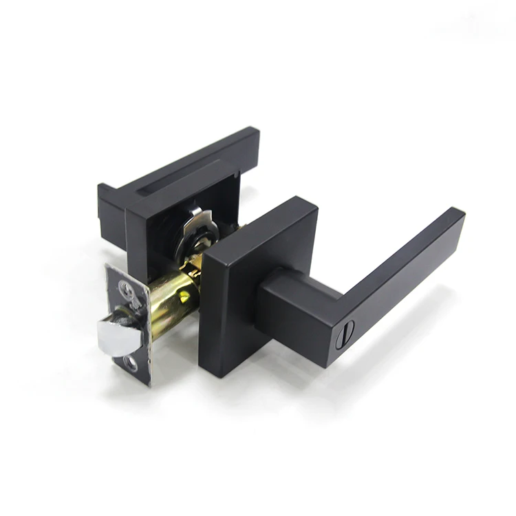 Steel Room Door Handle Channel Fire Door Square Tube Handle