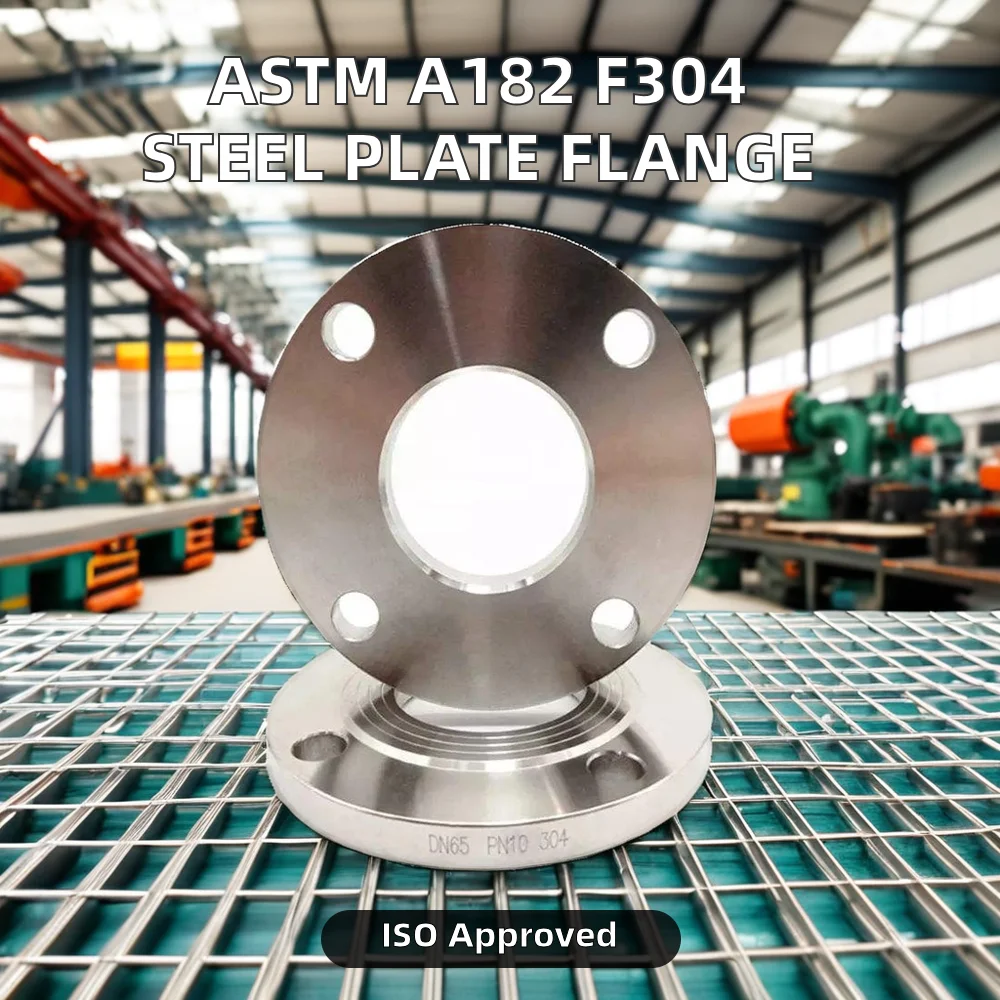 Manufacturer ASTM A182 F304 Forged Casting Stainless Steel Plate Flange Various Types & Standards ANSI ISO JIS ASME DIN GB