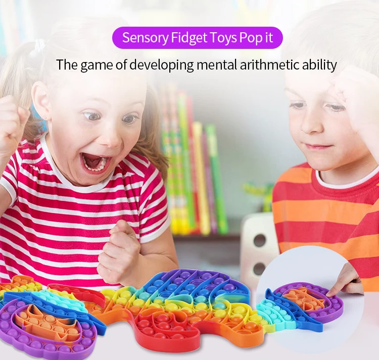 Halloween pop Fidget Toy, Pure Compression Silicone Push Pop Bubble Fidget Sensory Toy