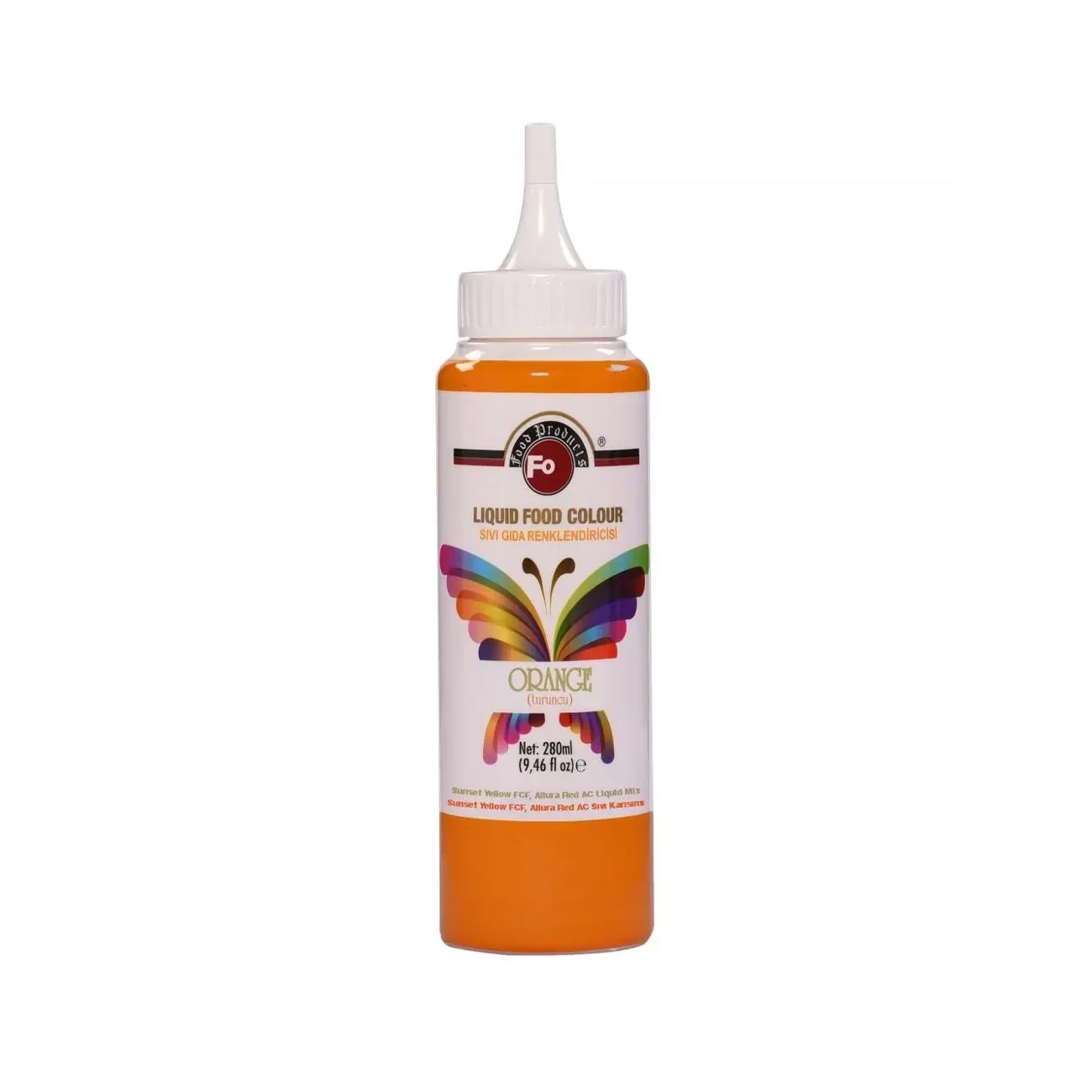 Orange Liquid Food Colorant 280 ml