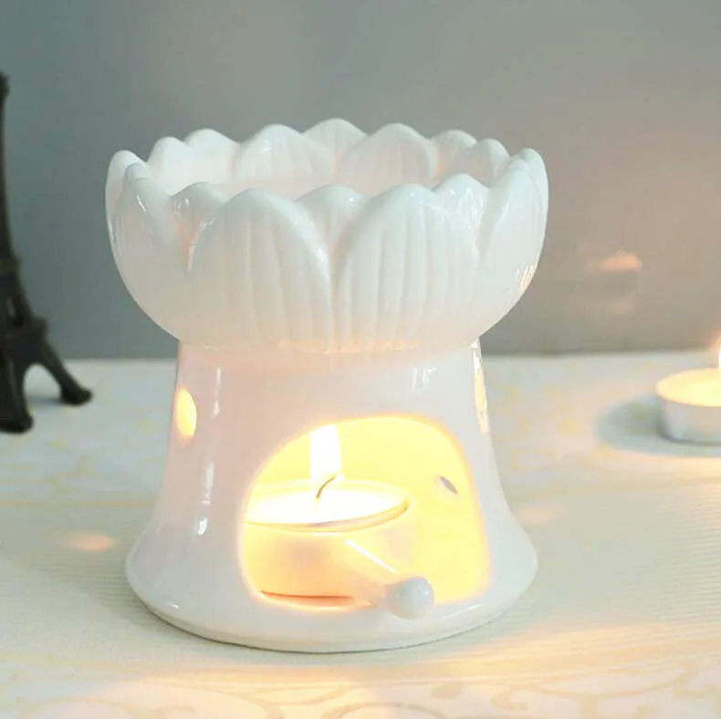 ceramic candle melt warmer aromatherapy essential oil burner soy wax burner