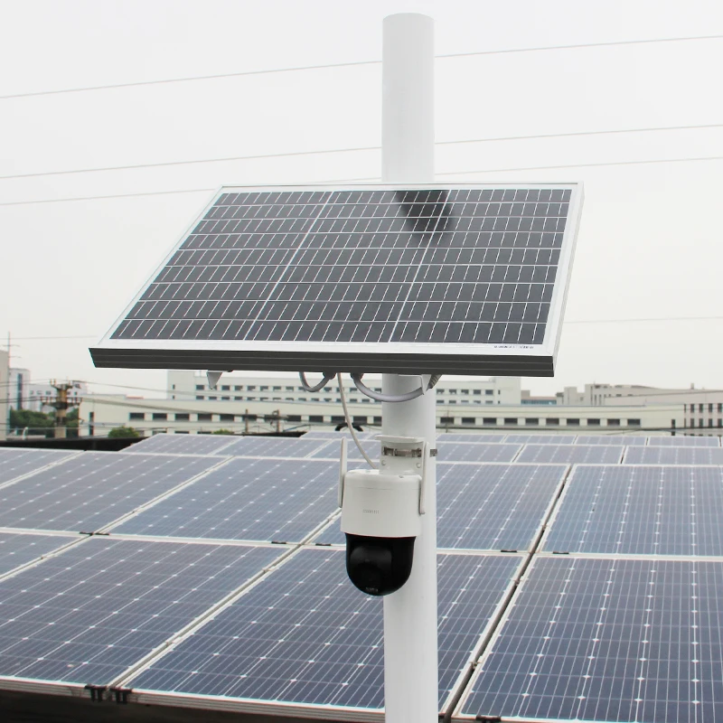 Factory Price 60w 80w 100w Monocrystalline Silicon Smart Solar Power Supply System For Cctv 4g Cameras Wifi Router POE