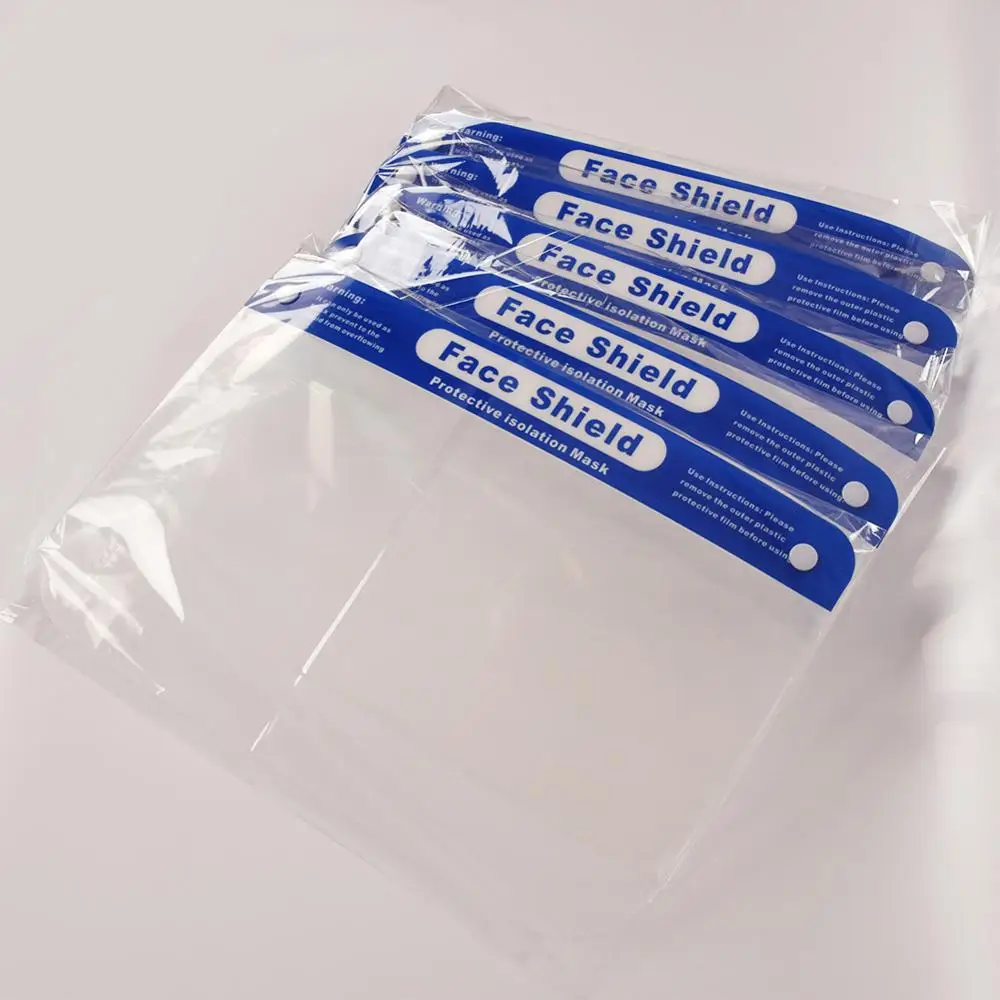 Оптовая продажа одноразовые прозрачные защитные Пластиковые Щитки Для Лица