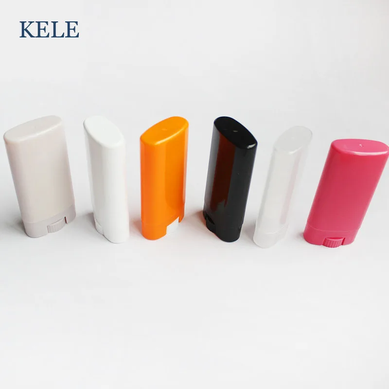 Custom empty 15ml deodorant stick container bottle tube packaging  friendly deodorant stick bottle