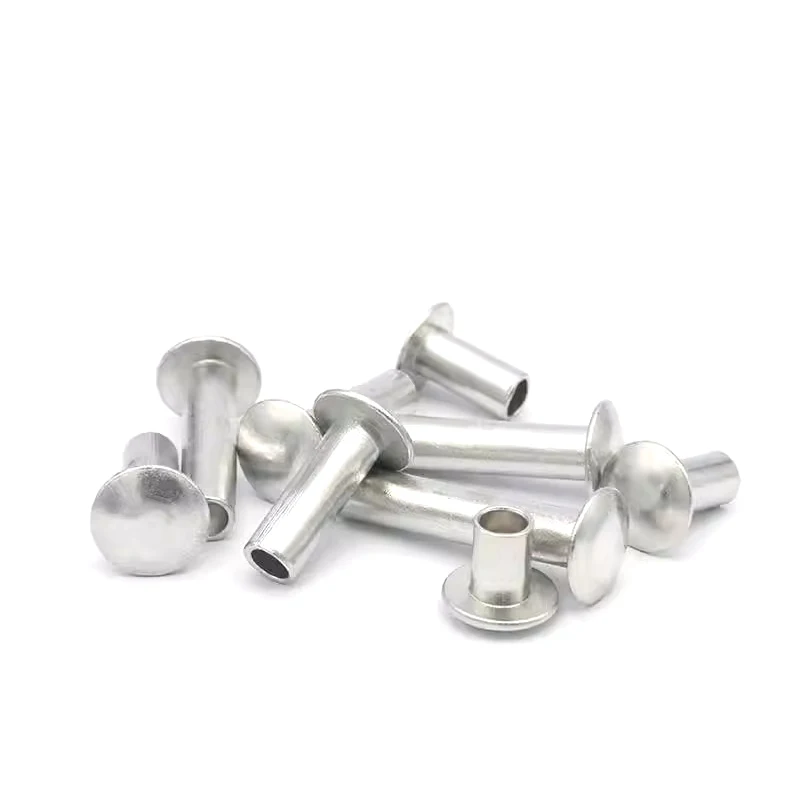 China manufacturer custom solid aluminum rivet high quality solid semi-hollow rivet for furniture manufacturing