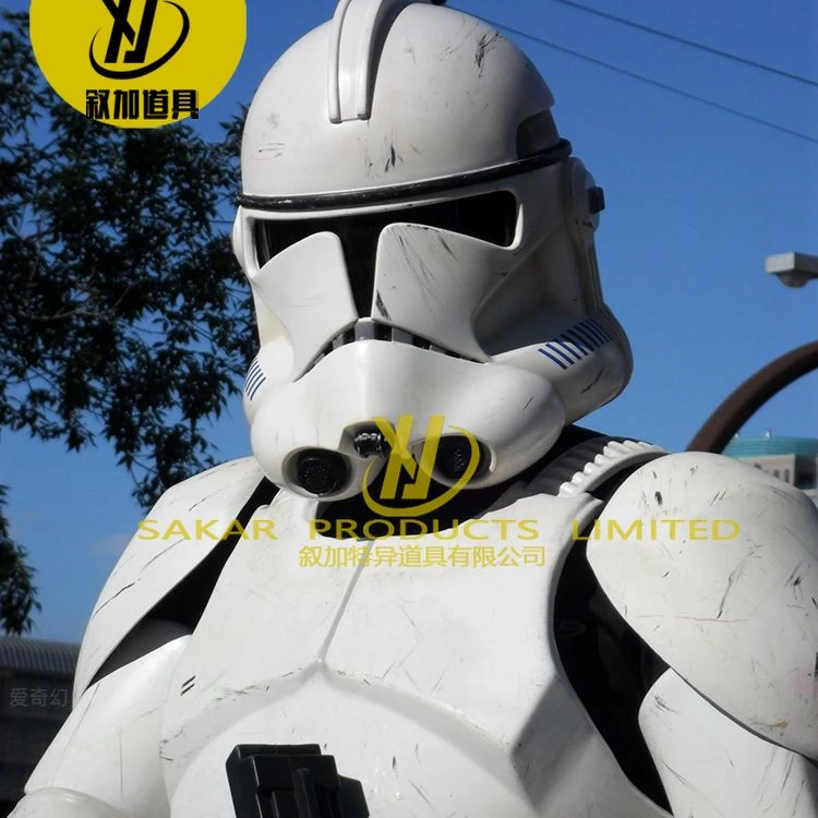 Realistic Wearing props Adult Costume Robot Suit Custom Star the Wars Stormtrooper Costume