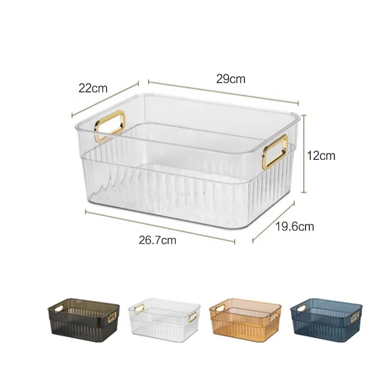 Wholesale transparent rectangular with handle multicolor hotel plastic pp ice buckets club for parties