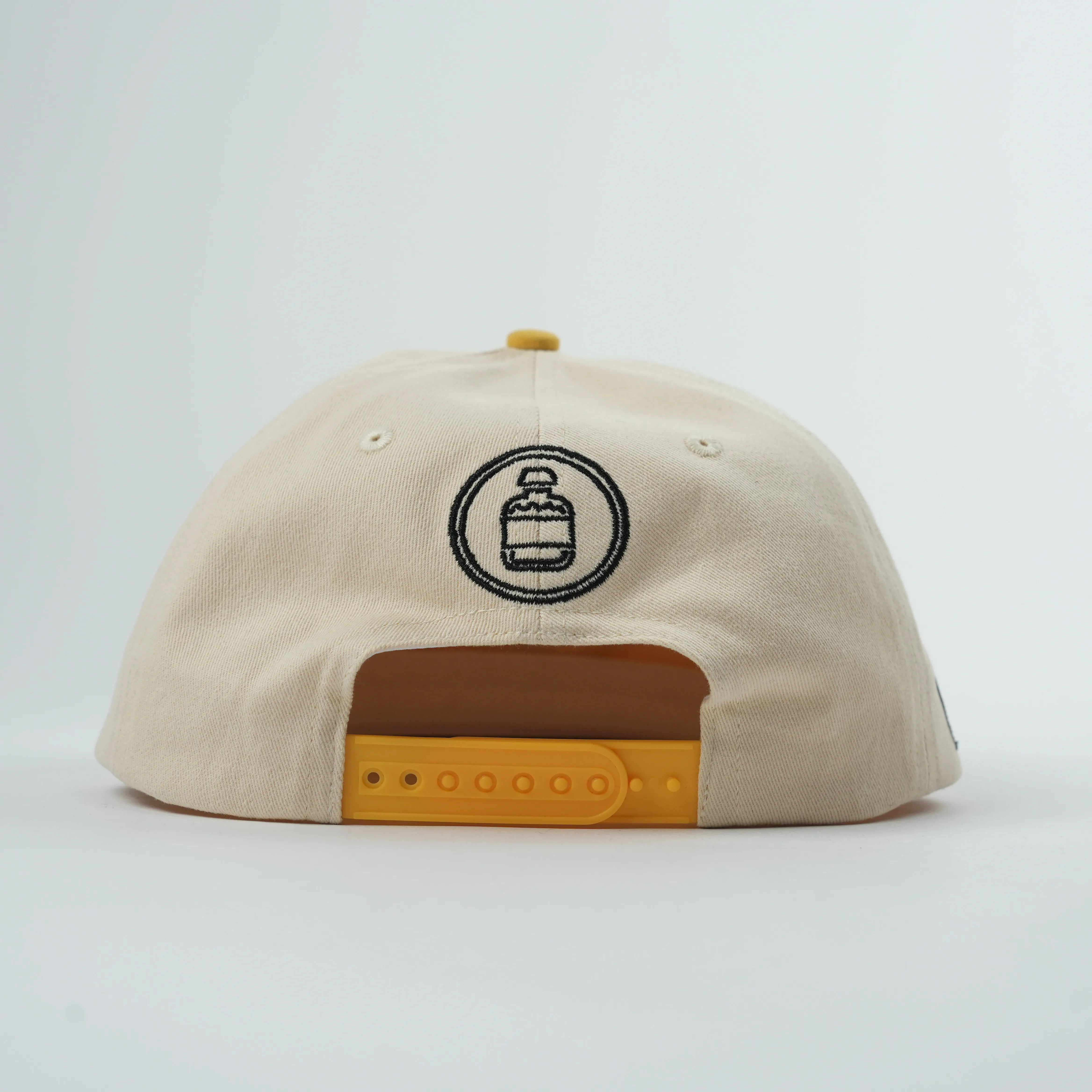 High quality 100%Cotton 5 Panel Two Tone Snapback Caps With Custom Tag  Custom Unstructured Soft Hat With Embroidery Logo