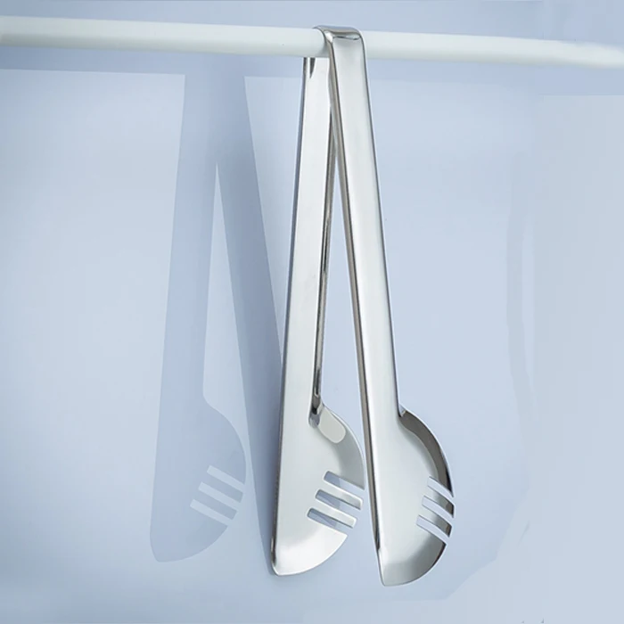 Barbecue Tools Heat Resistant Silicone Handle Stainless Steel Korean Bbq Tongs