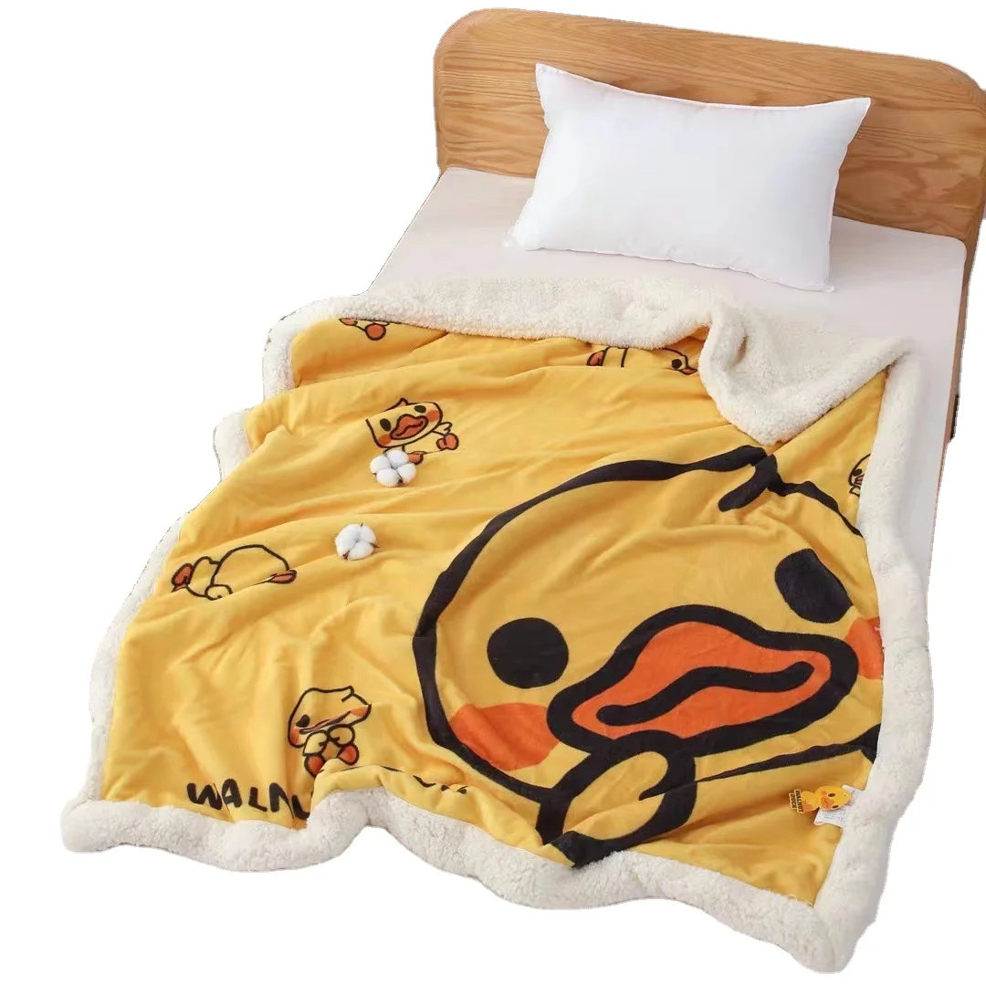 Songmai Custom DIY 3D Print Sherpa Blanket Colorful Flower Throw Blanket for Bedding Sofa Cover Plush Blanket Girls Women