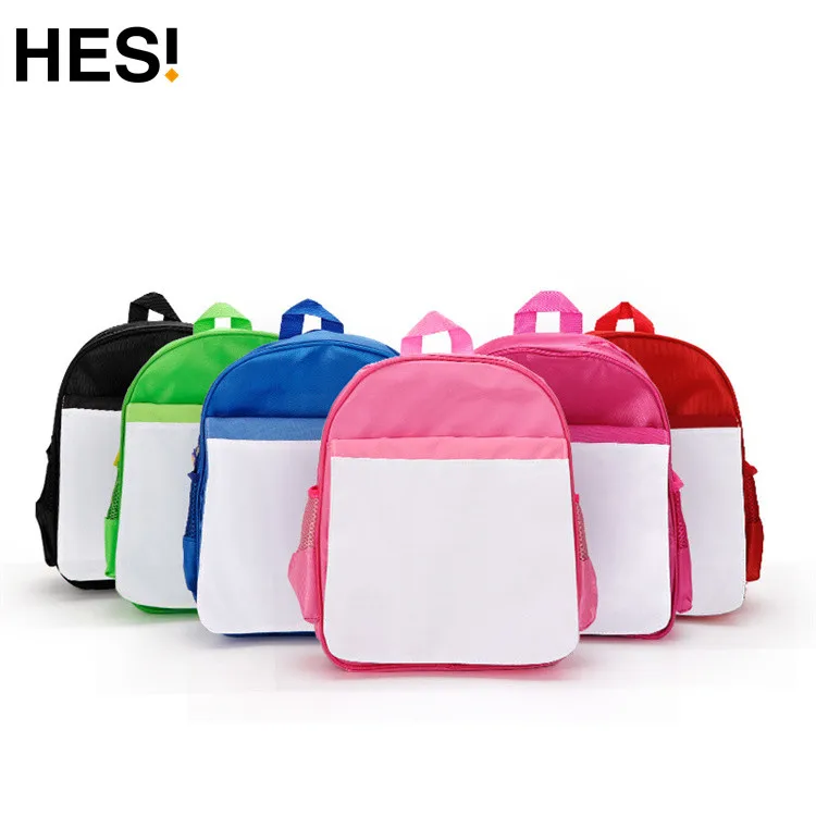 waterproof custom fashion student schoolbag girl boy children backpacks sublimation kindergarten schoolbag kids