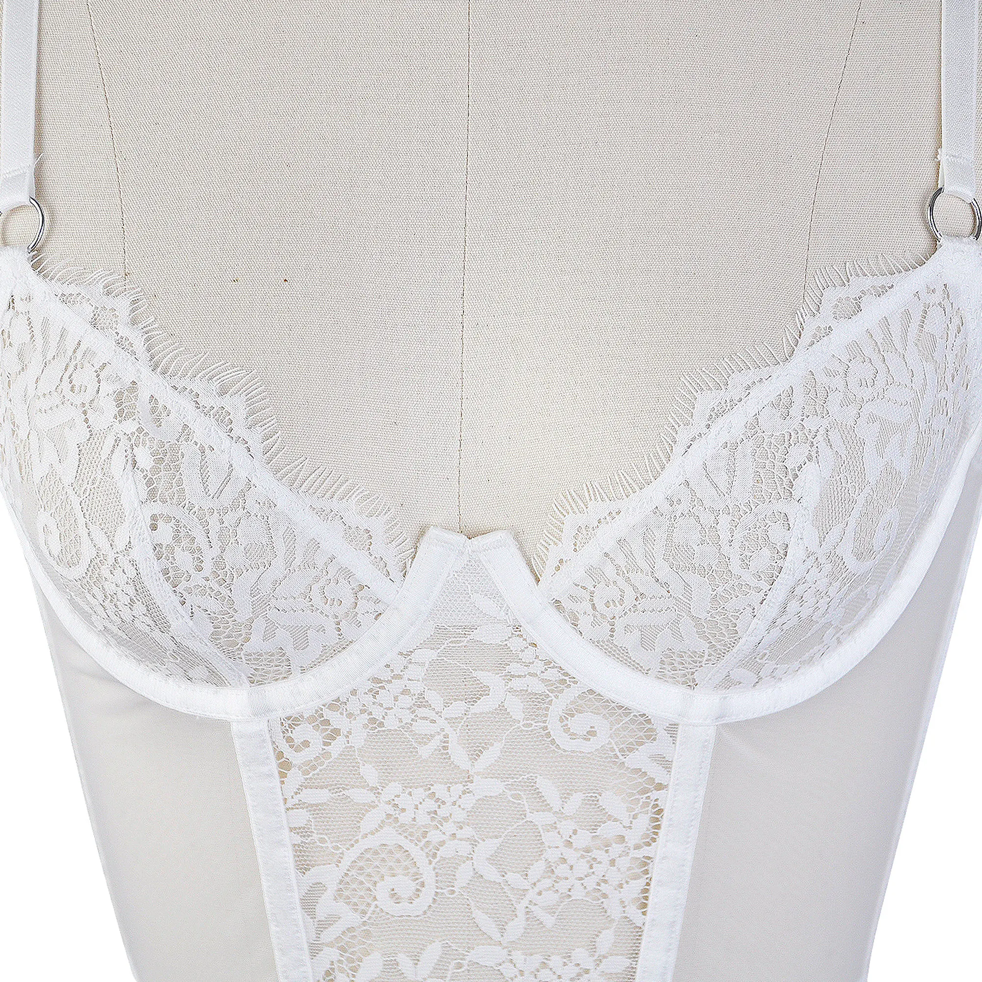 2024 Lady Underwear Fashion Sexy See Through Embroidery Lace Lingerie String Thong Wholesale Corset Bra & Brief Sets