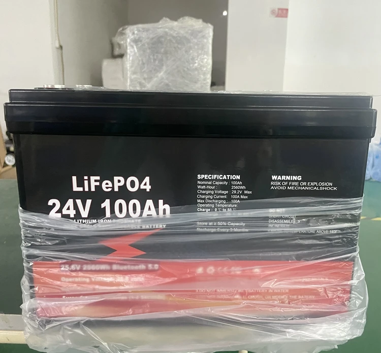24v 100ah RV Golf Cart Battery EU stock LiFePO4 Akku 25.6V 100Ah Lithium ion Phosphate Batteries with BT