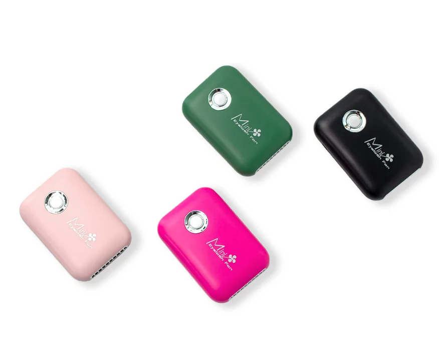 Eyelash Mini air Fan Portable USB Rechargeable Air Conditioning Fan eyelash blower eyelash glue dryer cooler