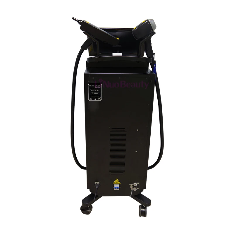 2 In 1 multifunctional ice titanium tattoo ramoval diode laser 755 808 1064 ND+808 laser hair removal machine