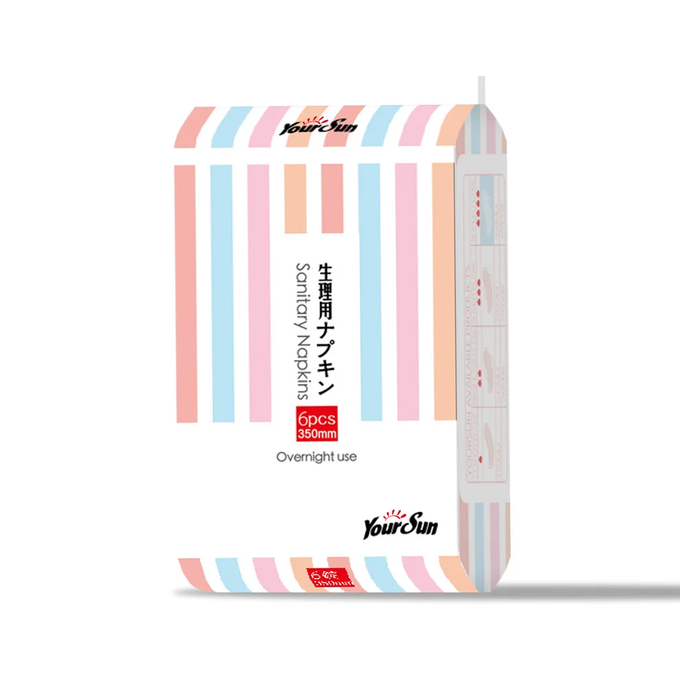 Wholesale lady daily pad Japan quality women cotton sanitary napkins pad with OEM Service