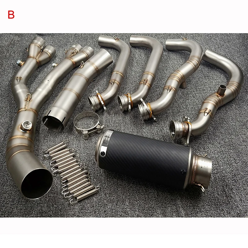 Motorcycle Exhaust For Bmw S1000RR 2010 ~2018 Full Modified Exhaust System S1000R Front Mid Link Muffler Pipe