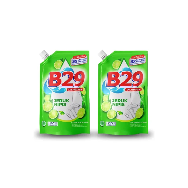 Best Quality B29 Dishwash Liquid is available in two variants, namely Lime and Basil+Lime