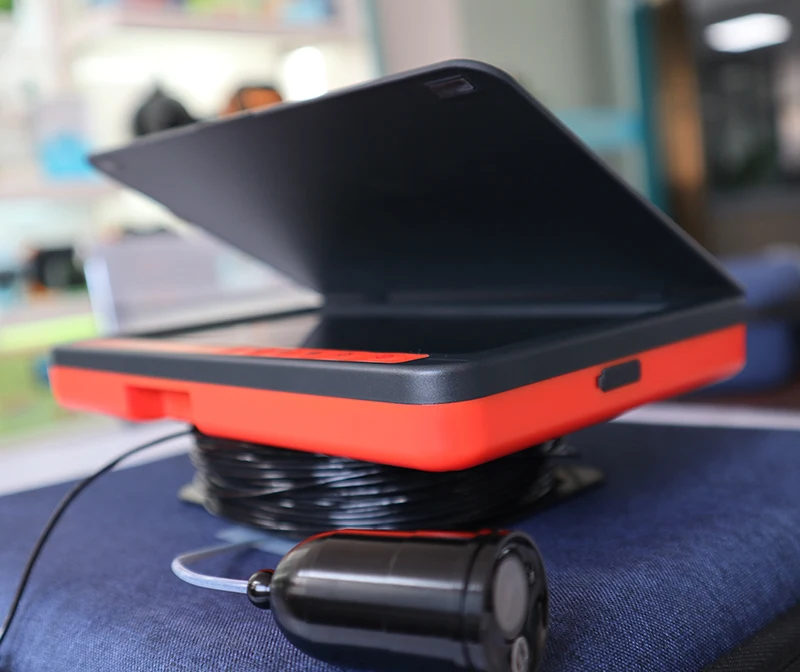 HR-7050TR Fishing equipment professional low price ocean beach ice fishing 50m cable  fish finder camera underwater