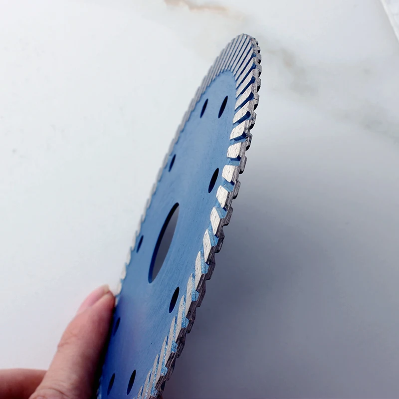 Turbo blade 100-230 мм Алмазный каменный режущий диск с фланцем для резки