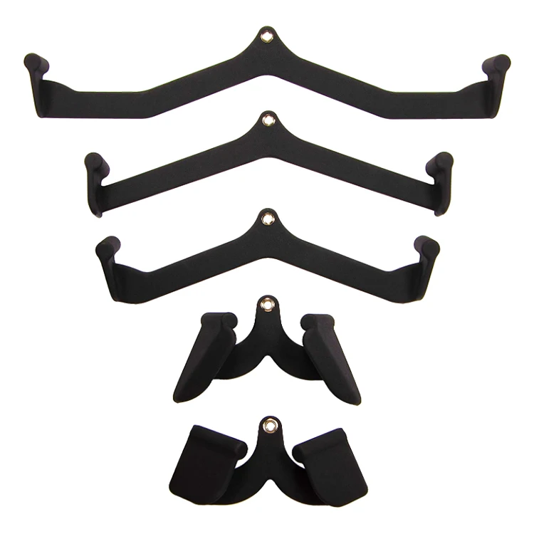 High quality Pull down tricep lat pull down bars set adjustable handle gym grip handle  for fitness