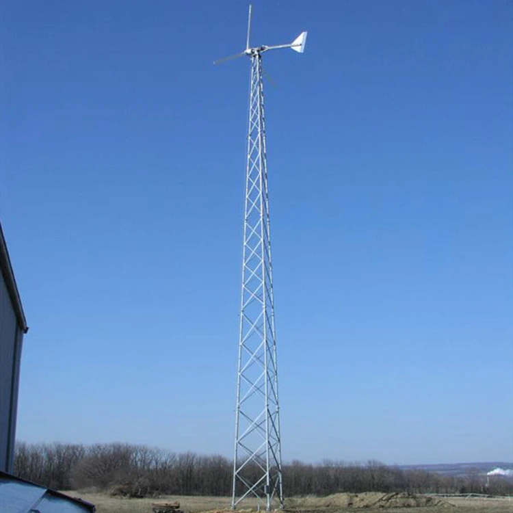 customized design 3 legged Tubular Steel Lattice 5G Internet Telecommunication Antenna Tower