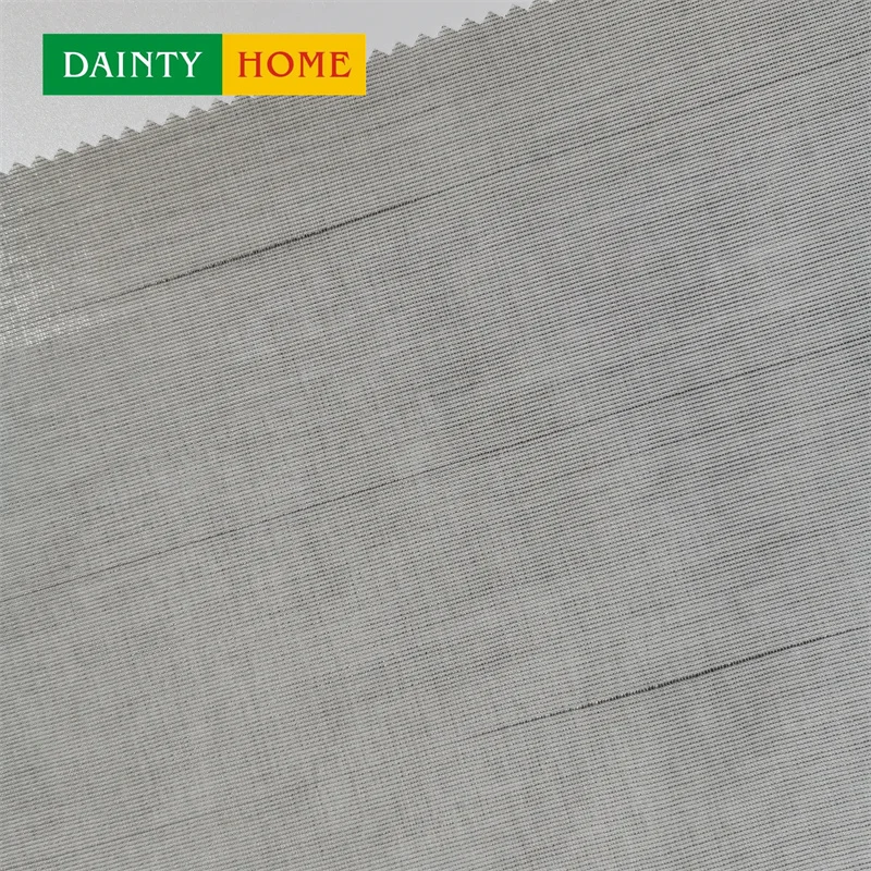 Wholesale new modern Warp knitted lace jacquard Fabric home door Bedroom white sheer curtains