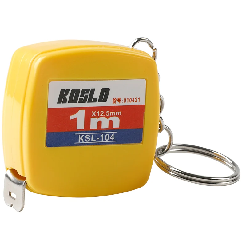 Tape Measure Retractable Measuring Tape Portable 1M Small With Keychain Mini Tape Measure Customized Logo