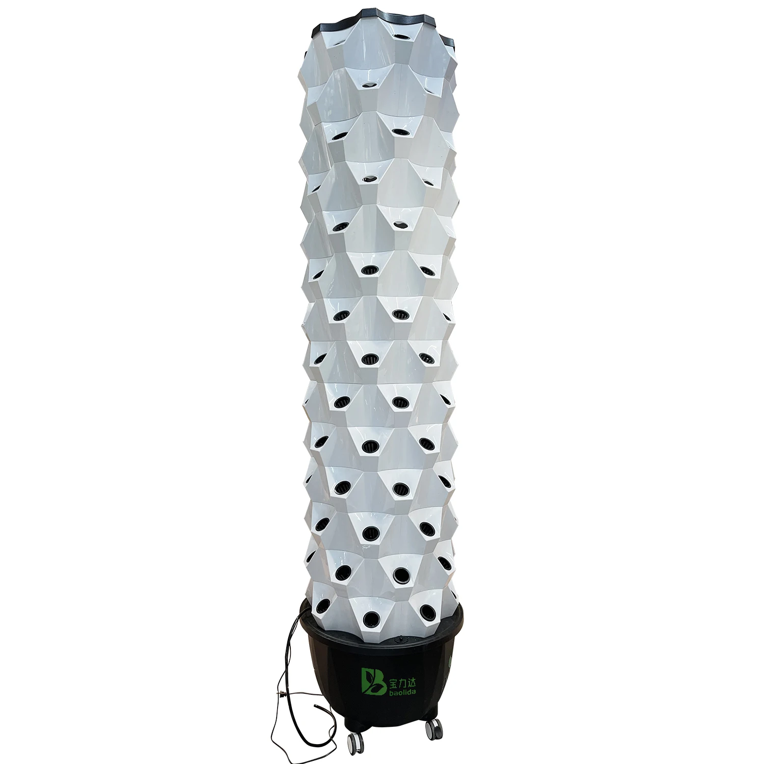 65L 14 layer 112 holes agriculture greenhouse vertical growing towers vertical garden hydroponic system equipment