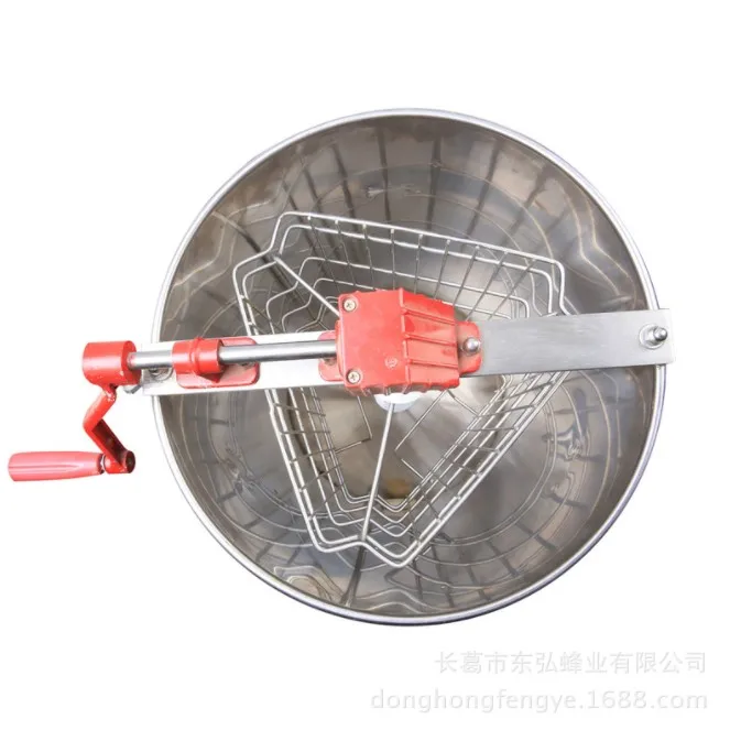 3 frames manual honey extractor machine with legs for beekeeping use