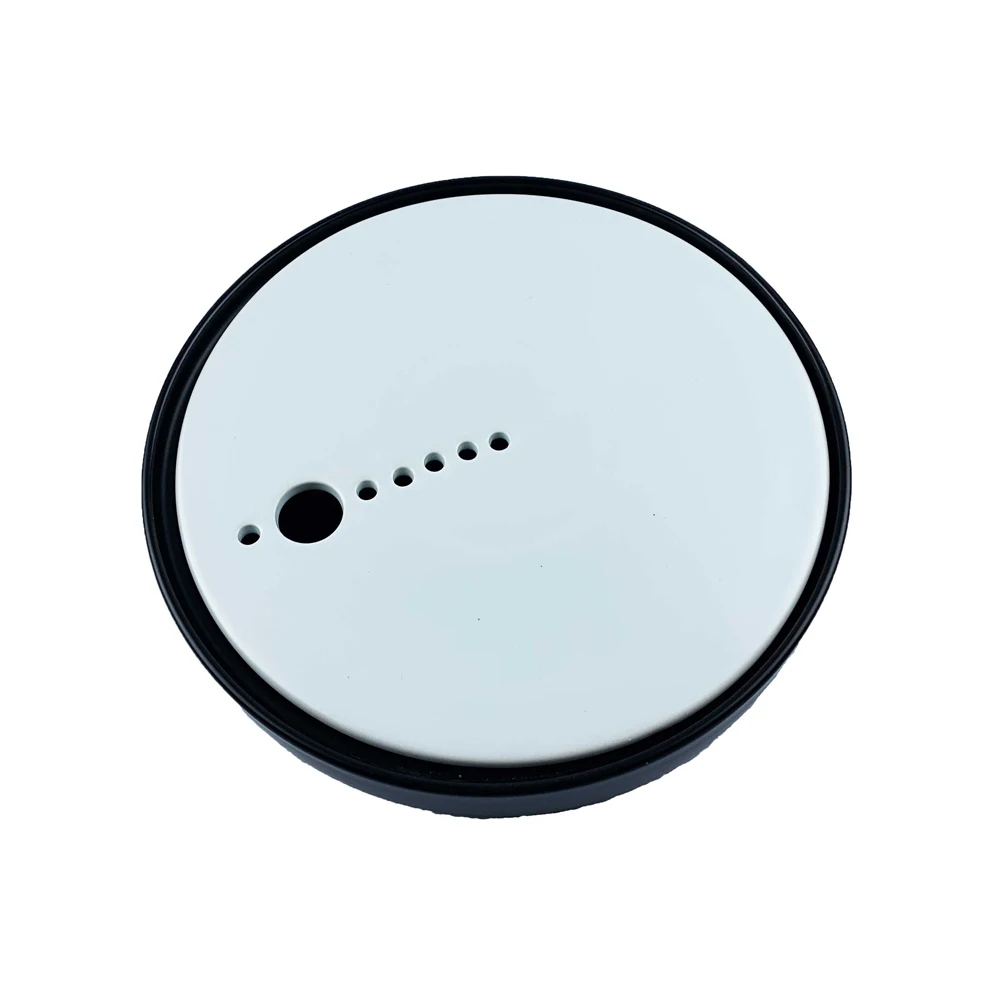 
Gastronomy Plate Tray Dry Ice Fruit Dish Serving Dish Ceramic Round Dry Ice Trays 