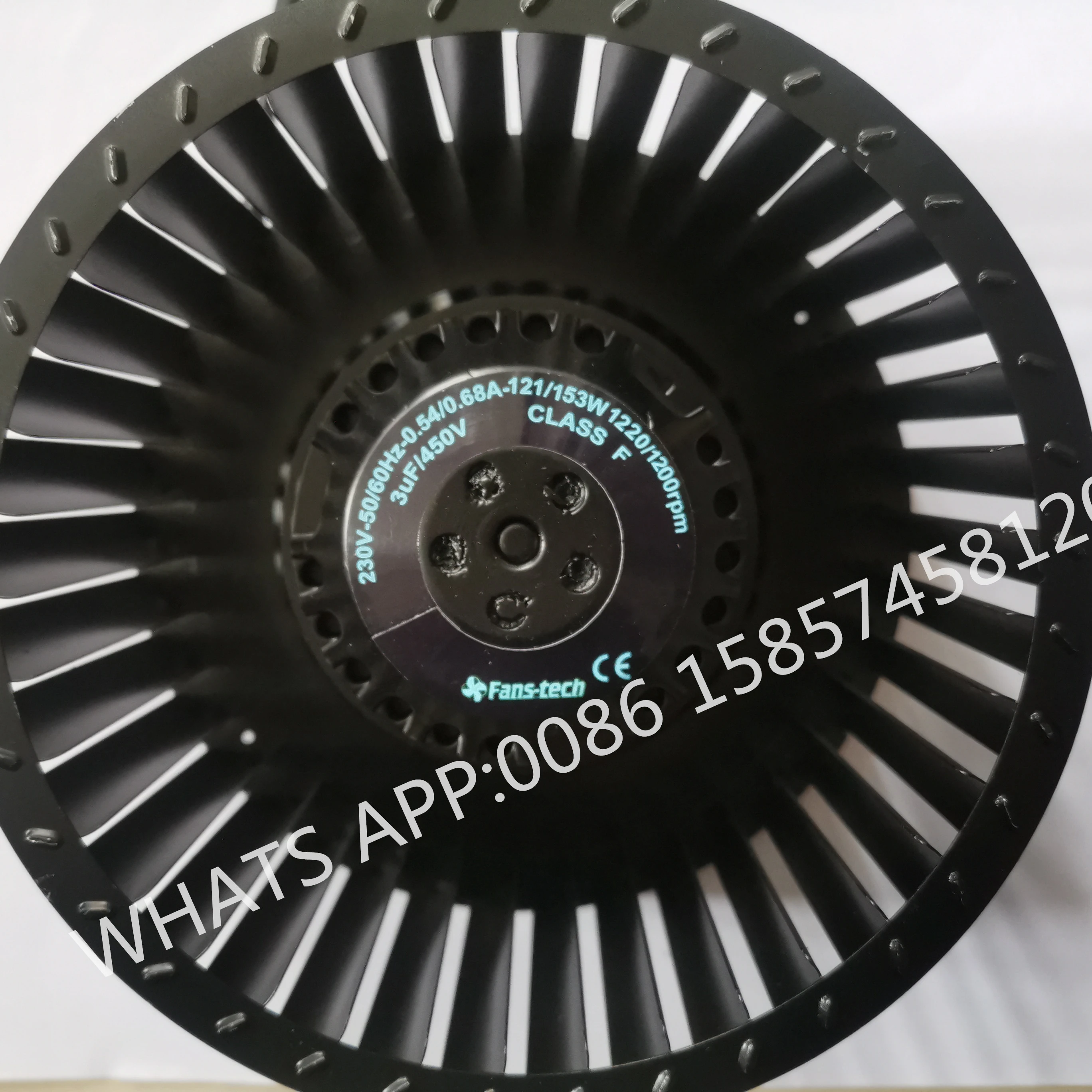 Вентиляторы-TECH 230V-50/60hz-0. 54/0.68A-121/153W-1220/1200RPM 3UF/450V класс