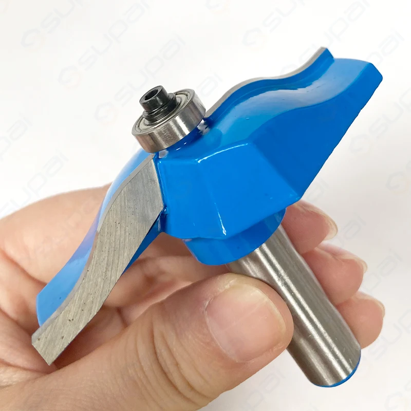 SUPAL  Tipped Router Bits 1/2inch Round Shank Machine Solid Carbide Tungsten Steel End Mill Milling Cutter Wood Woodworking
