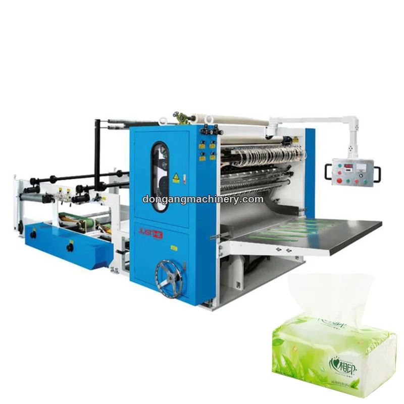 Full automatic small business mini 6 lines emboss facial tissue paper making machine