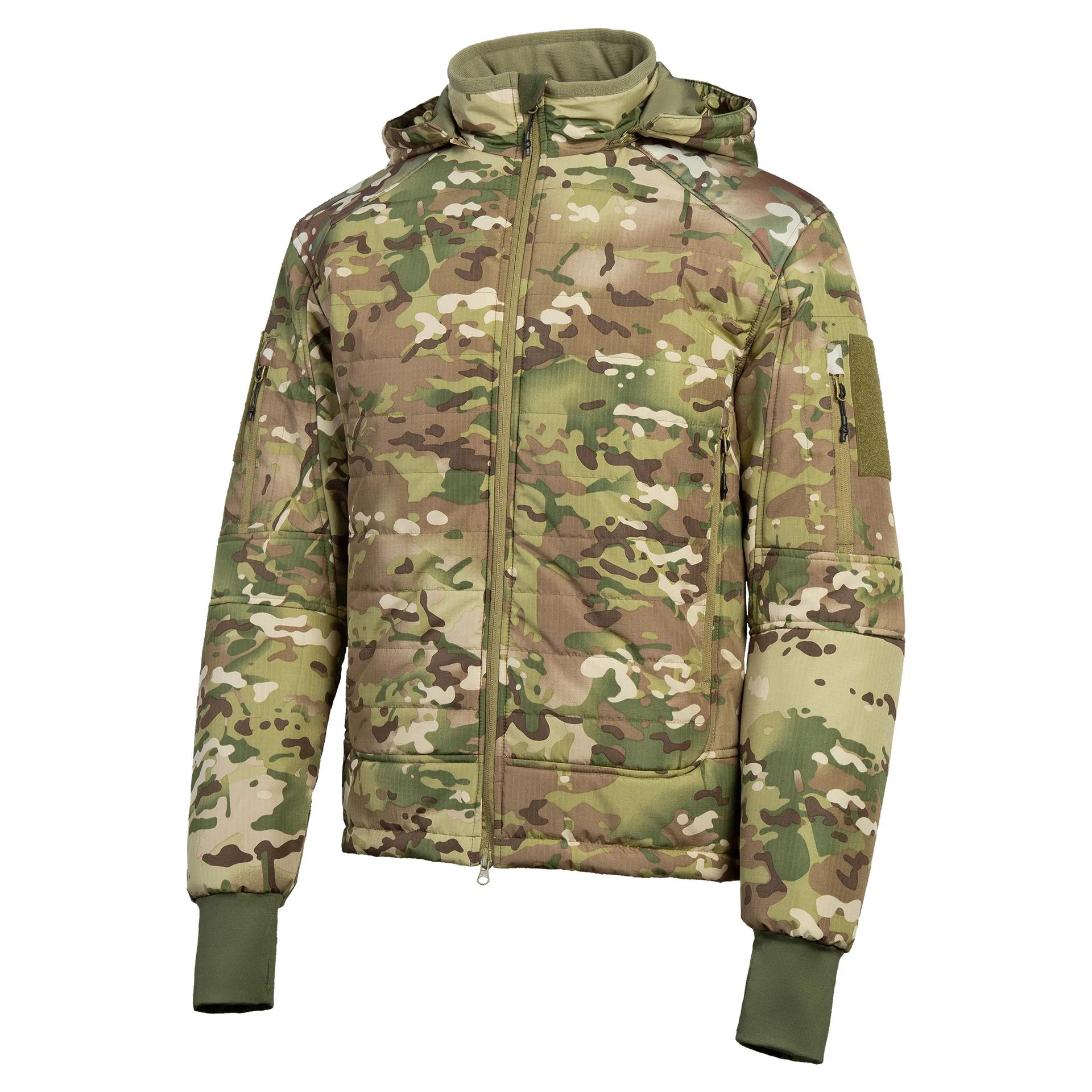 China Cema Outdoor Waterproof F1.0 Coldproof Cotton Clothing Camouflage Hooded Lightweight Cotton Jacket