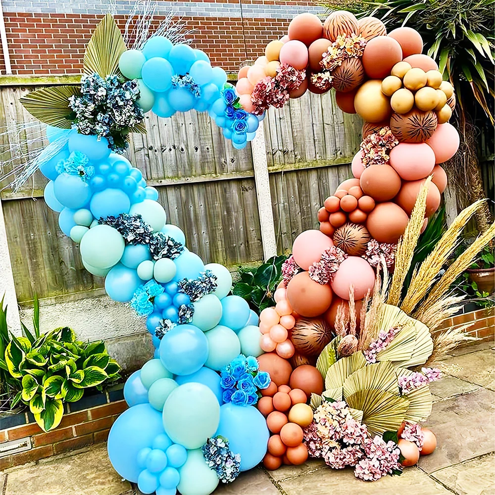 Balloon Column Arch with Base Heart Shaped Stand Frame Display Kit for Wedding Birthday Party Background Decor Supplies