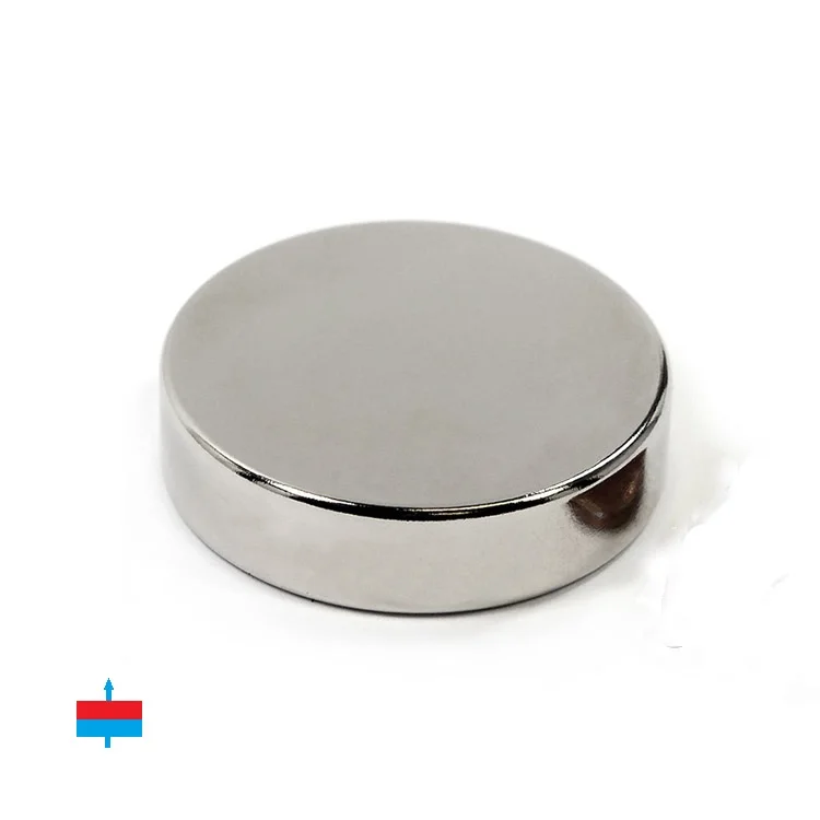 D10 D20 N35 Round Shape Disc Neodymium Magnets OEM Customized Rare Earth Permanent Disk NdFeB Magnet