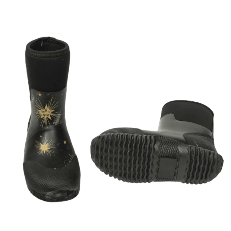 2023 Kids Rain Boot Manufacturer Best Quality Outdoor Rubber Baby Wellies Rain Gum Boots for Child