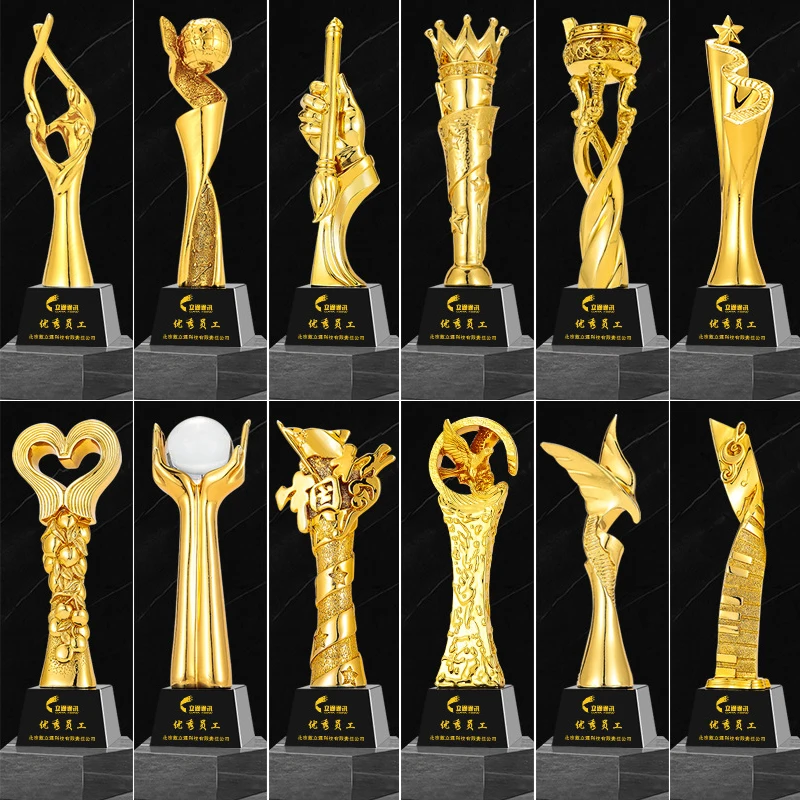 customized personalized standard quality pattern basketball baseball tennis tournament crystal trophies
