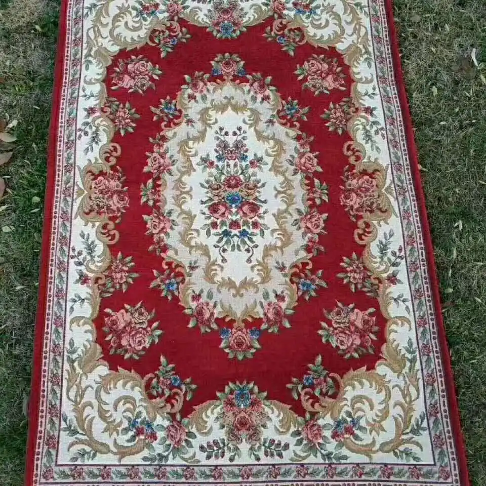 Composite material Prayer Carpet Soft Plush And Thick Jacquard Islamic Carpet Worship Muslim Prayer Mat With Tassel