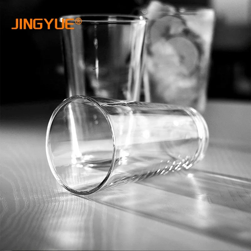 Elegant 16 oz Tall Clear Drinking Glass and All Purpose Tumblers 16 Ounce 480ml Clear Soda Juice Beer Pint Glass for Bar Pub